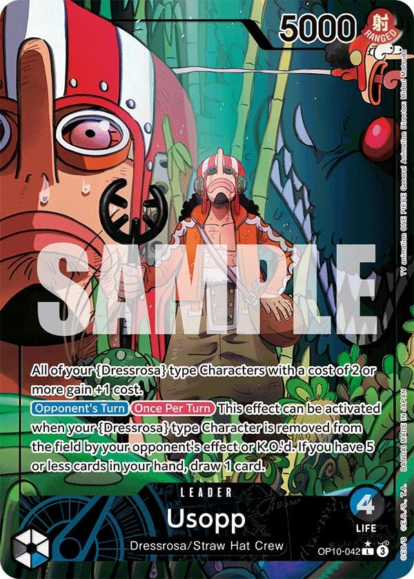 Image for Usopp (042) (Parallel) (OP10-042) (OP10) - One Piece Card Game