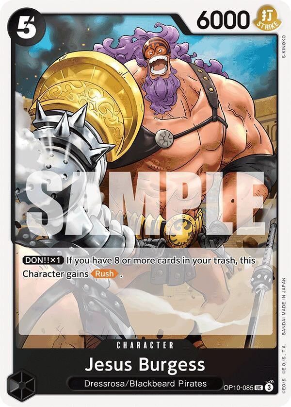 Image for Jesus Burgess (OP10-085) (OP10) - One Piece Card Game