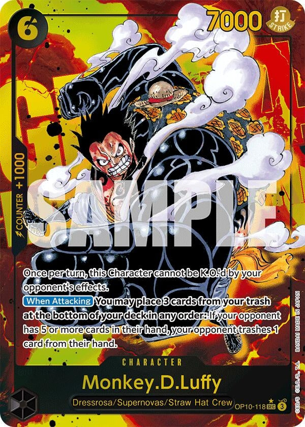 Image for Monkey.D.Luffy (118) (Parallel) (OP10-118) (OP10) - One Piece Card Game