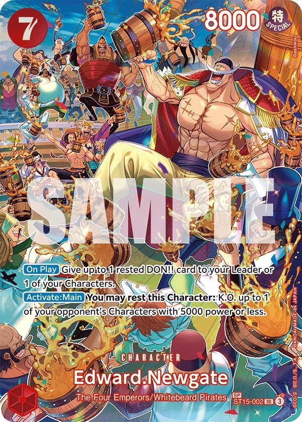 Image for Edward.Newgate (SP) (ST15-002) (OP10) - One Piece Card Game