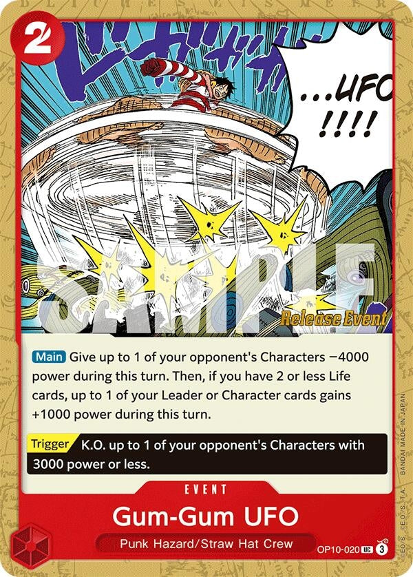 Image for Gum-Gum UFO (OP10-020) (OP10 RE) - One Piece Card Game