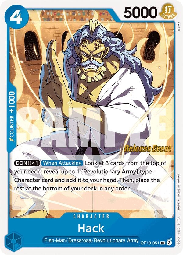 Image for Hack (OP10-051) (OP10 RE) - One Piece Card Game