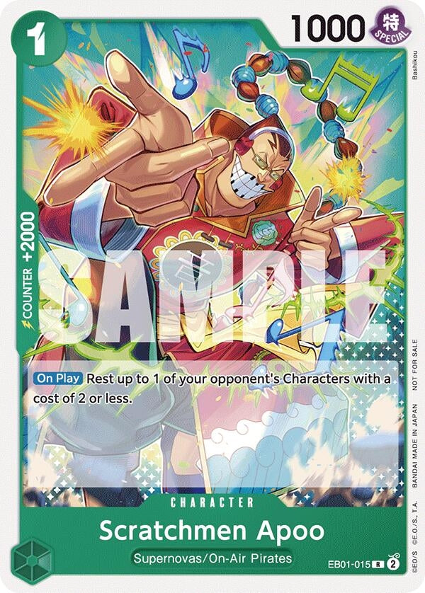 Image for Scratchmen Apoo (Tournament Pack 2025 Vol. 2) (EB01-015) (OP-PR) - One Piece Card Game