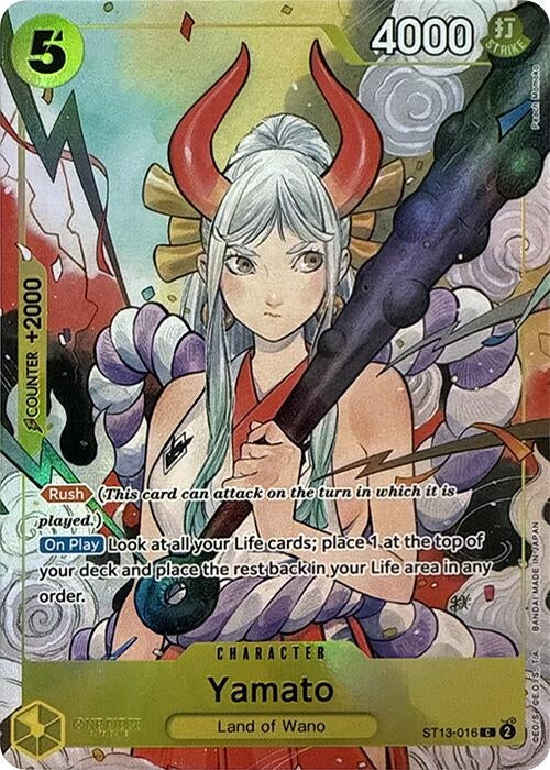 Image for Yamato (Illustration Box Vol.1) (ST13-016) (OP-PR) - One Piece Card Game
