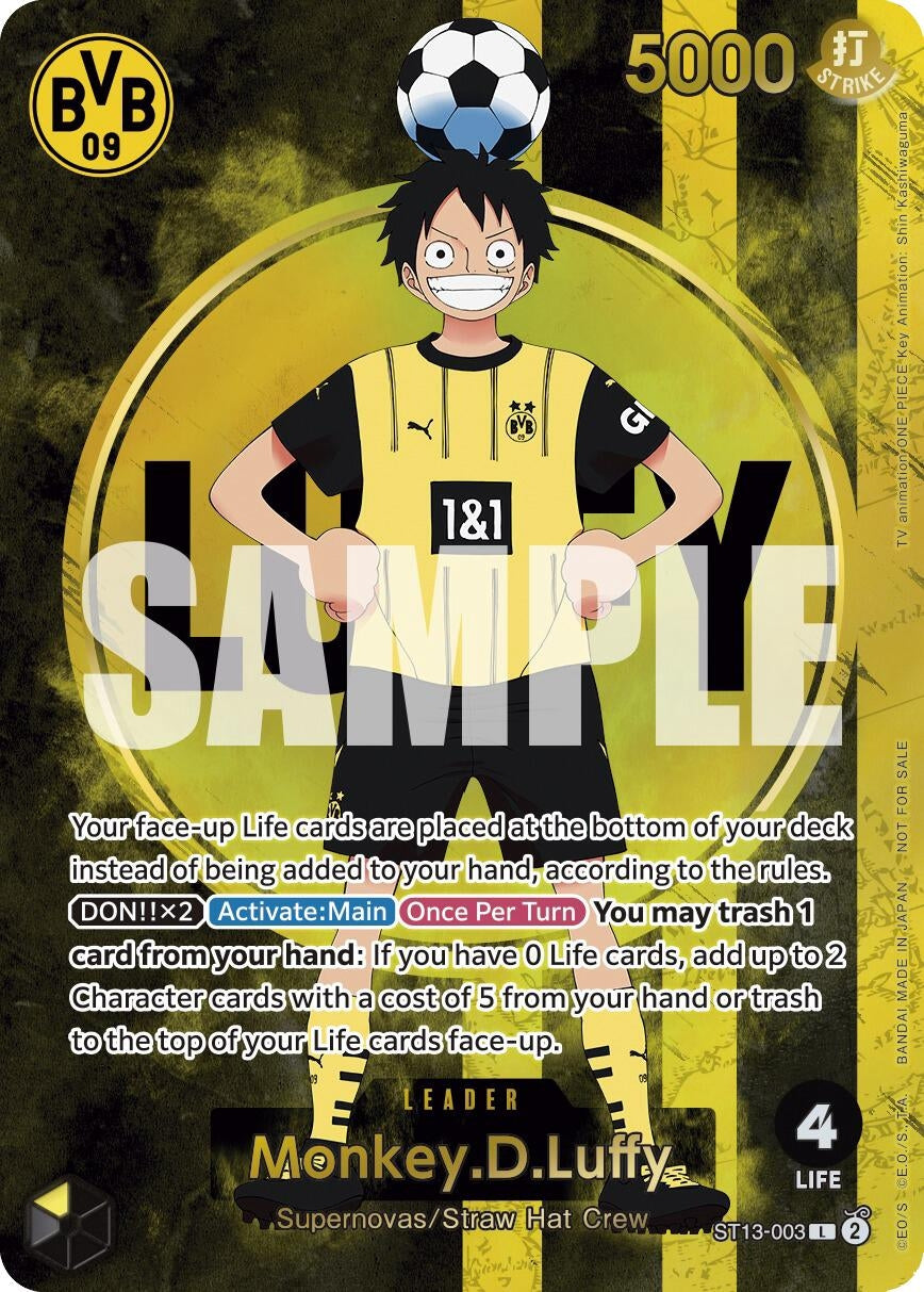 Image for Monkey.D.Luffy (BVB x One Piece Campaign) (ST13-003) (OP-PR) - One Piece Card Game