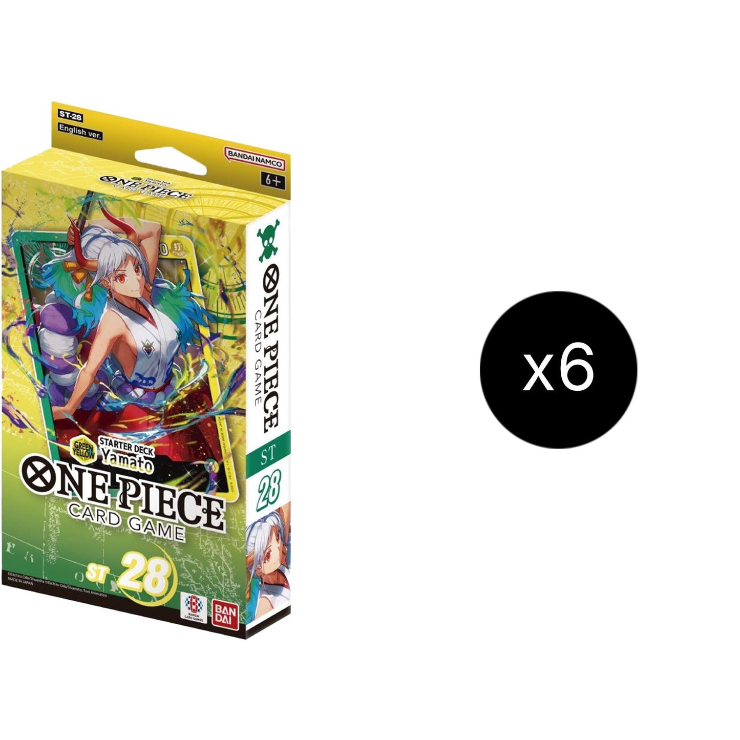 Image for Starter Deck 28: GREEN/YELLOW Yamato Display - One Piece Card Game