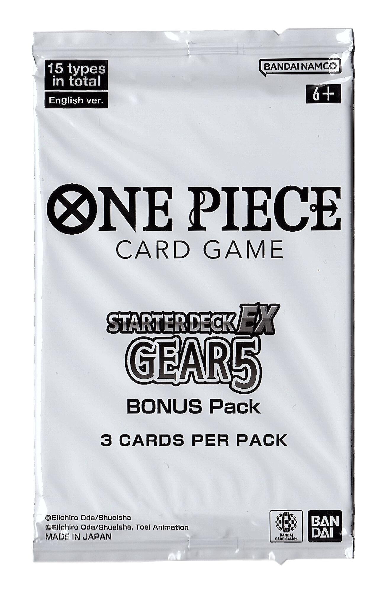 Image for Starter Deck EX: Gear 5 Bonus Pack - One Piece Card Game