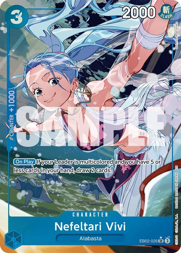 Image for Nefeltari Vivi (Alternate Art) (EB02-026) (EB-02) - One Piece Card Game