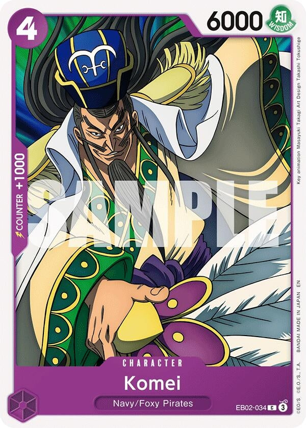 Image for Komei (EB02-034) (EB-02) - One Piece Card Game