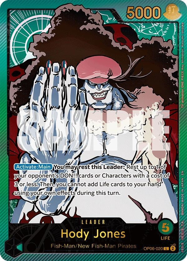 Image for Hody Jones (SP) (OP06-020) (EB-02) - One Piece Card Game
