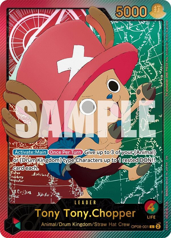 Image for Tony Tony.Chopper (SP) (OP08-001) (EB-02) - One Piece Card Game