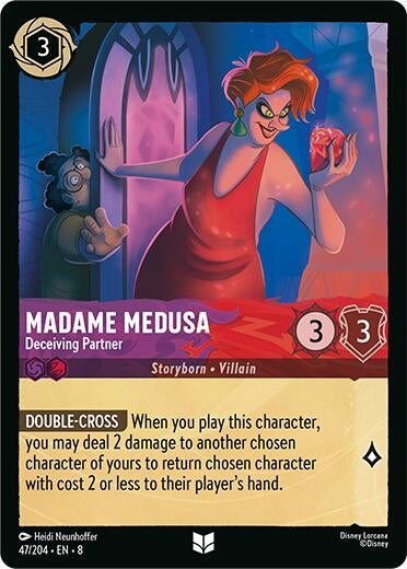 Image for Madame Medusa - Deceiving Partner (47/204) (8) - Disney Lorcana