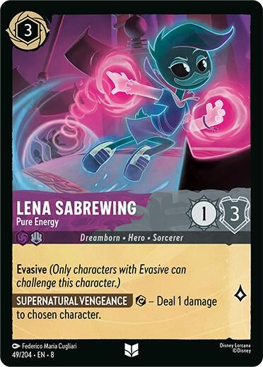 Image for Lena Sabrewing - Pure Energy (49/204) (8) - Disney Lorcana