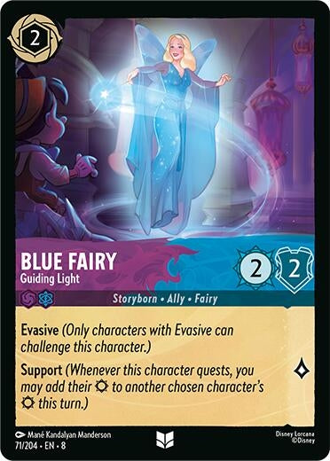 Image for Blue Fairy - Guiding Light (71/204) (8) - Disney Lorcana