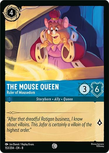 Image for The Mouse Queen - Ruler of Mousedom (153/204) (8) - Disney Lorcana