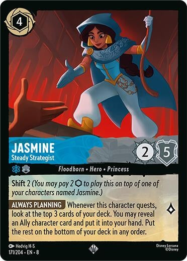Image for Jasmine - Steady Strategist (171/204) (8) - Disney Lorcana