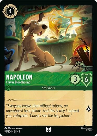 Image for Napoleon - Clever Bloodhound (96/204) (8) - Disney Lorcana
