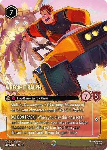 Image for Wreck-It Ralph - Big Lug (Enchanted) (206/204) (8) - Disney Lorcana