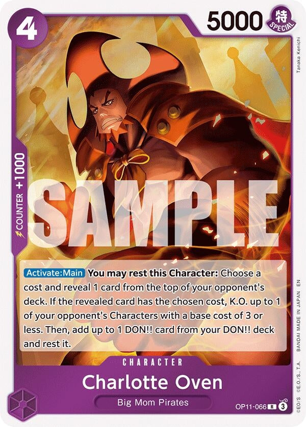 Image for Charlotte Oven (OP11-066) (OP11) - One Piece Card Game