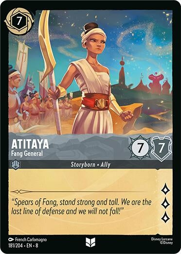 Image for Atitaya - Fang General (181/204) (8) - Disney Lorcana