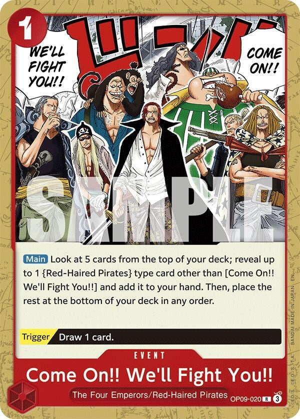Image for Come On!! We'll Fight You!! (Reprint) (OP09-020) (ST-23) - One Piece Card Game