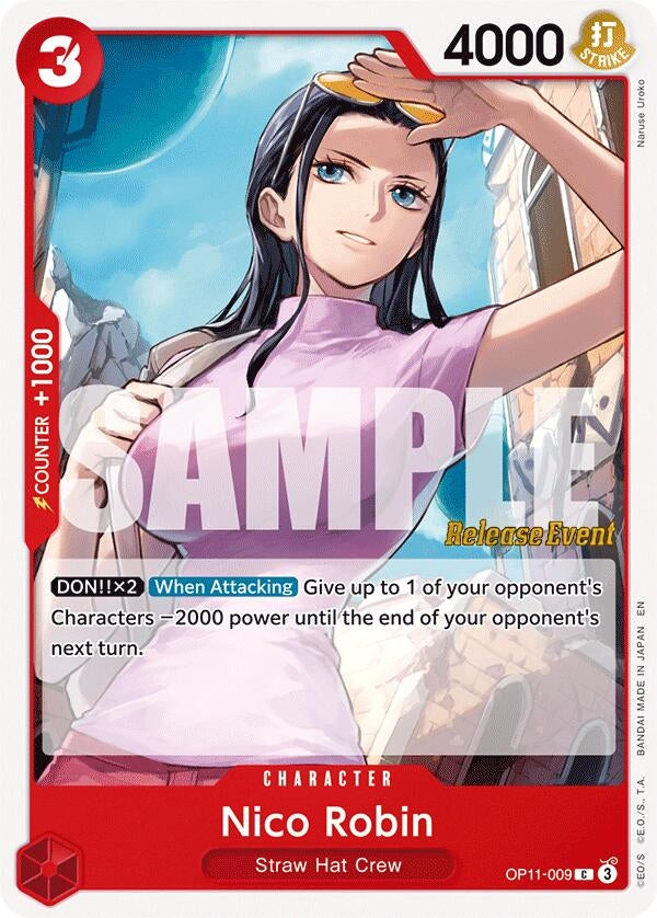 Image for Nico Robin (OP11-009) (OP11 RE) - One Piece Card Game