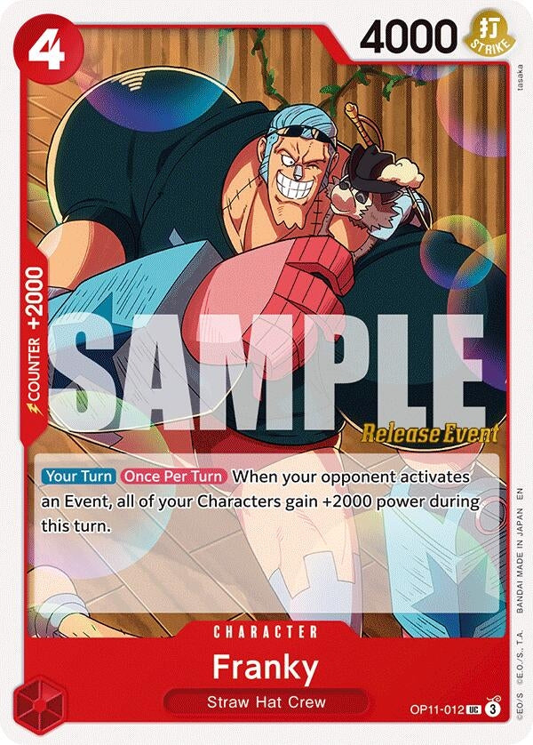 Image for Franky (OP11-012) (OP11 RE) - One Piece Card Game