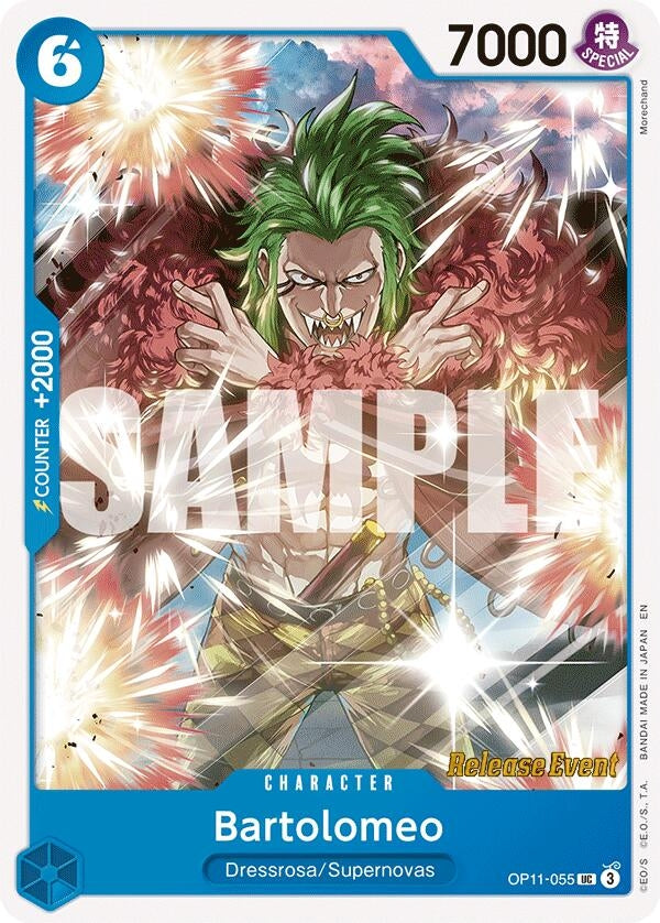 Image for Bartolomeo (OP11-055) (OP11 RE) - One Piece Card Game
