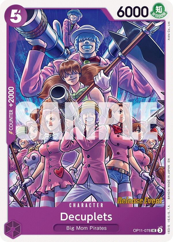 Image for Decuplets (OP11-078) (OP11 RE) - One Piece Card Game