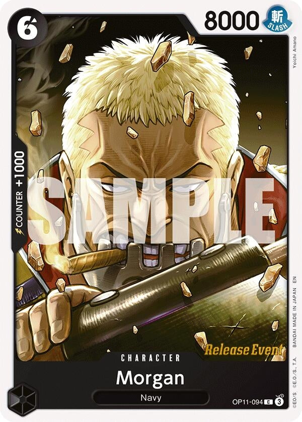Image for Morgan (OP11-094) (OP11 RE) - One Piece Card Game