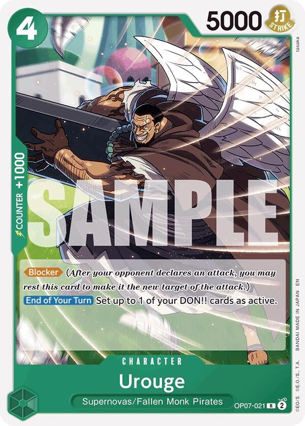 Image for Urouge (Reprint) (OP07-021) (ST-24) - One Piece Card Game