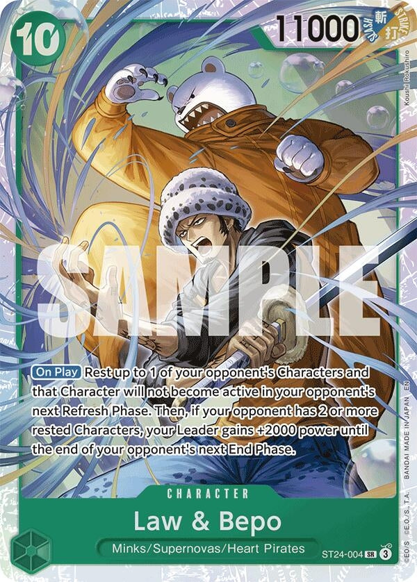 Image for Law & Bepo (ST24-004) (ST-24) - One Piece Card Game