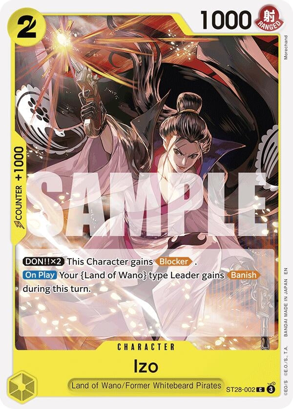 Image for Izo (ST28-002) (ST-28) - One Piece Card Game