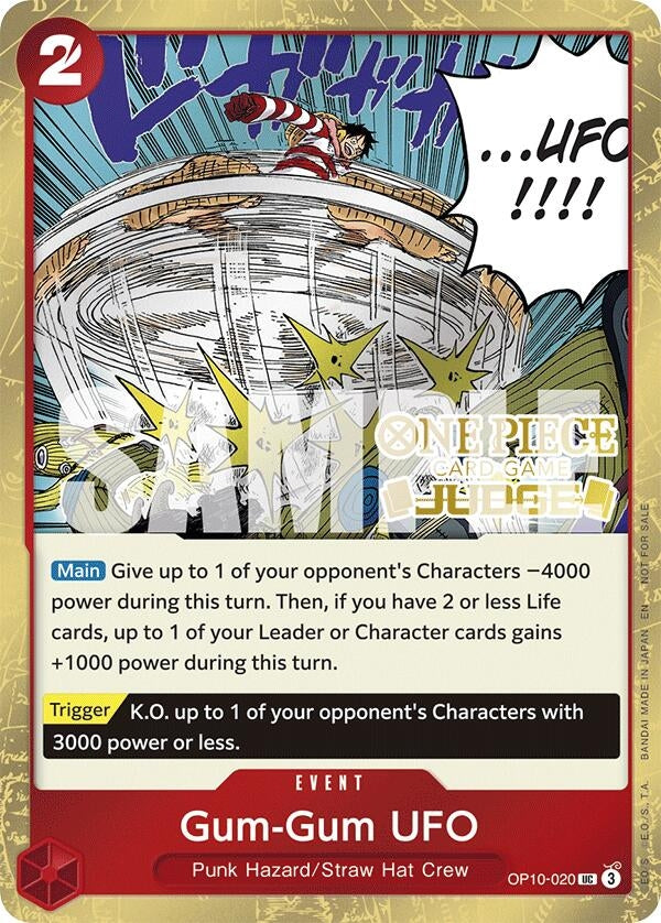 Image for Gum-Gum UFO (Judge Pack Vol. 6) (OP10-020) (OP-PR) - One Piece Card Game