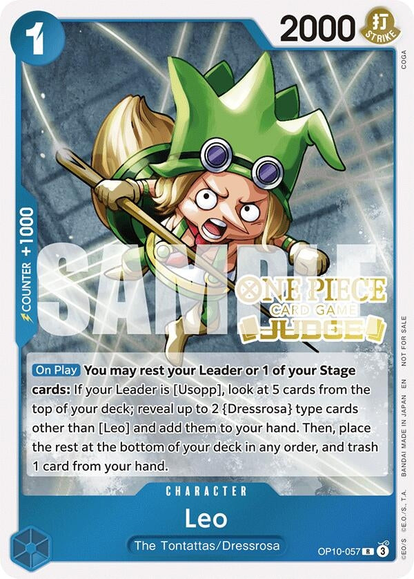 Image for Leo (Judge Pack Vol. 6) (OP10-057) (OP-PR) - One Piece Card Game