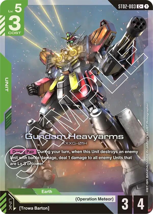 Image for Gundam Heavyarms (C+) (ST02-003) (ST02) - Gundam Card Game