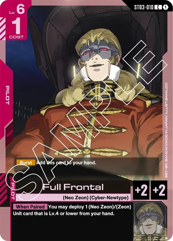 Image for Full Frontal (ST03-010) (ST03) - Gundam Card Game