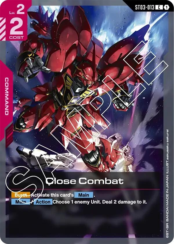 Image for Close Combat (ST03-013) (ST03) - Gundam Card Game
