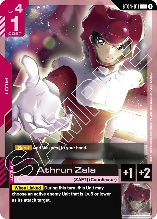 Image for Athrun Zala (ST04-011) (ST04) - Gundam Card Game