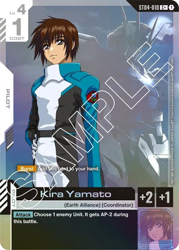 Image for Kira Yamato (C+) (ST04-010) (ST04) - Gundam Card Game