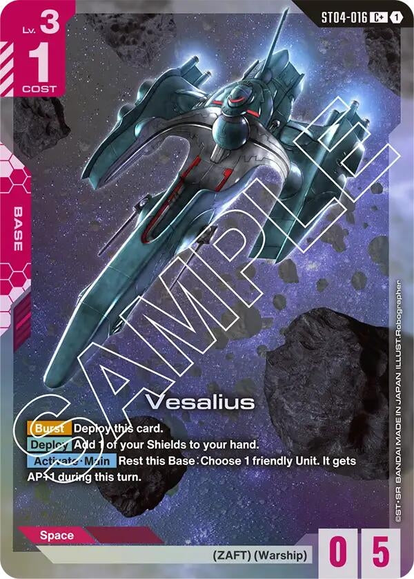 Image for Vesalius (C+) (ST04-016) (ST04) - Gundam Card Game