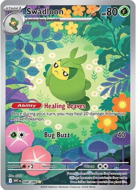Image for Swadloon (088/086) (WHT) - Pokemon