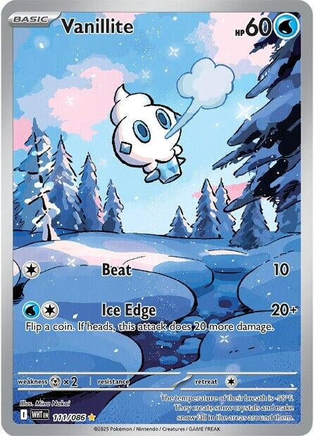 Image for Vanillite (111/086) (WHT) - Pokemon
