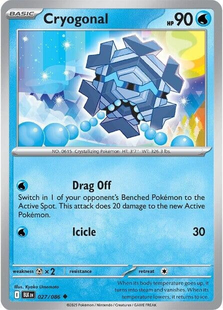 Image for Cryogonal (027/086) (BLK) - Pokemon