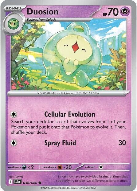 Image for Duosion (038/086) (BLK) - Pokemon