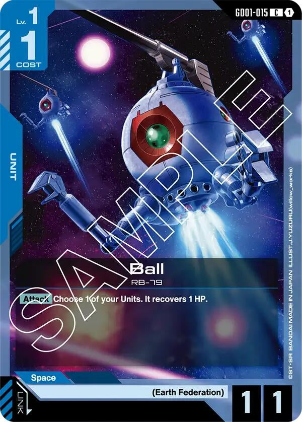 Image for Ball (GD01-015) (GD01) - Gundam Card Game