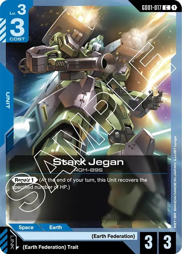 Image for Stark Jegan (GD01-017) (GD01) - Gundam Card Game