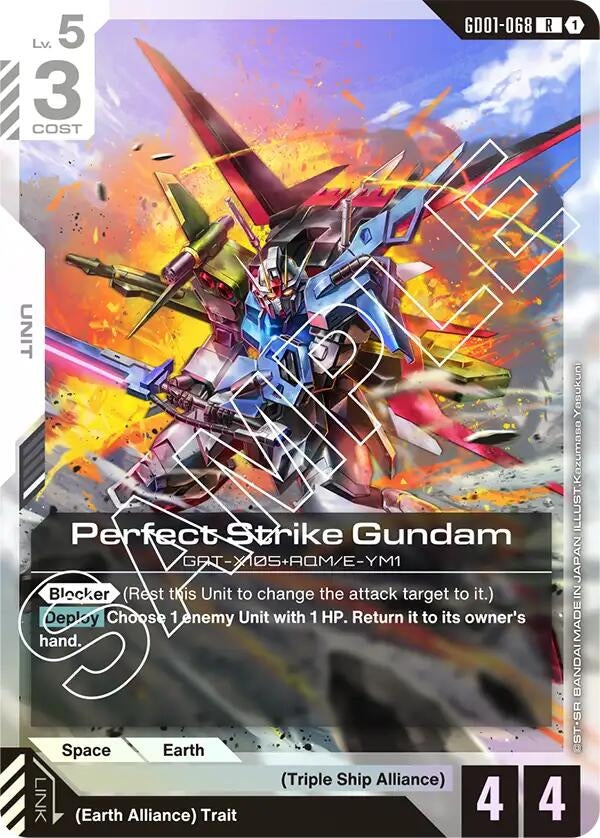 Image for Perfect Strike Gundam (GD01-068) (GD01) - Gundam Card Game