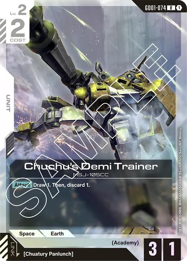 Image for Chuchu's Demi Trainer (GD01-074) (GD01) - Gundam Card Game