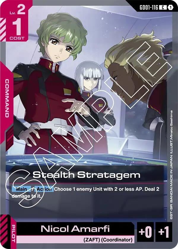 Image for Stealth Stratagem (GD01-116) (GD01) - Gundam Card Game
